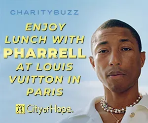 Grab Your Chance to Lunch with Pharrell in Paris: Bid Now in this Exclusive Charity Auction!