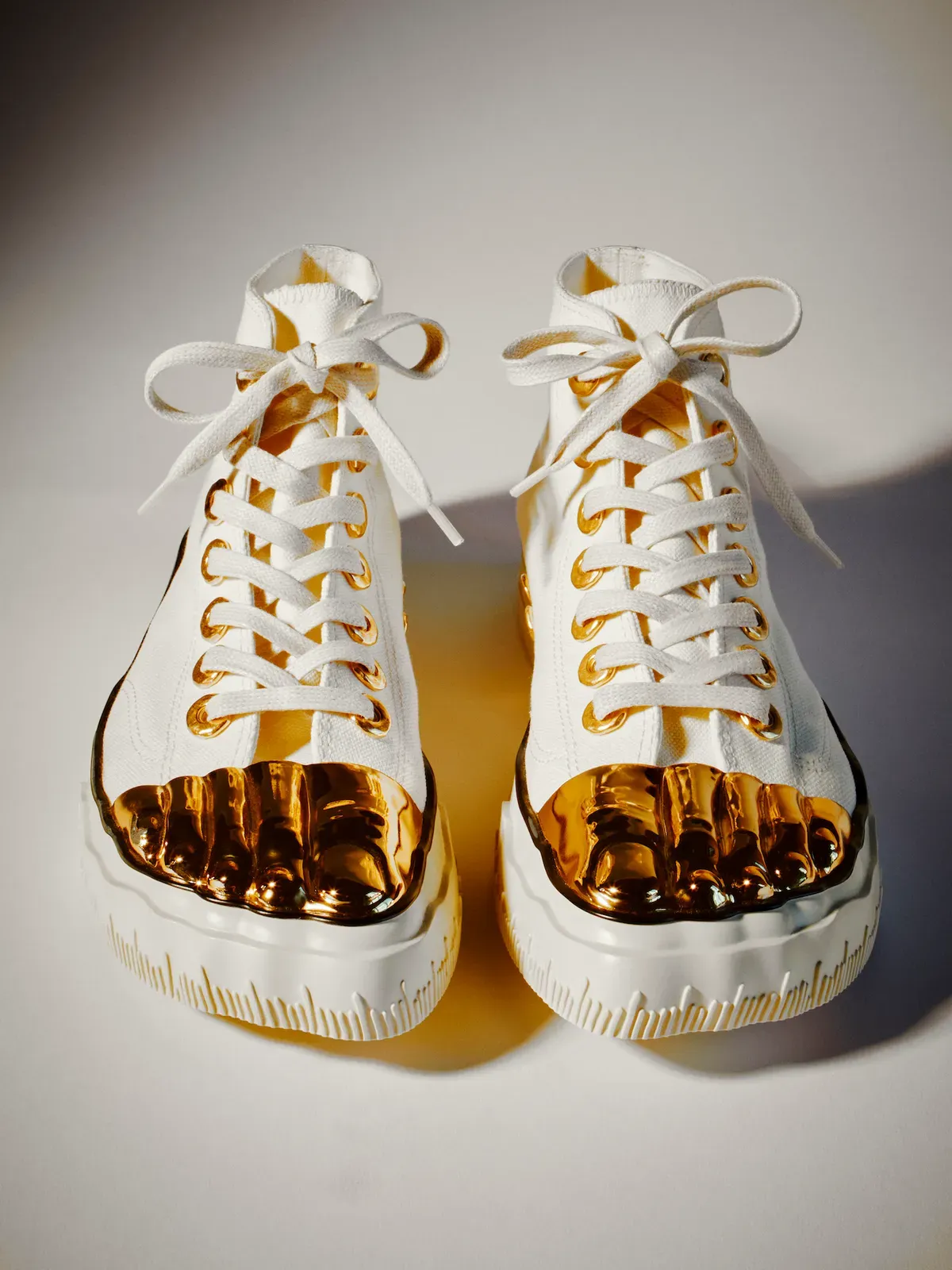 Get an Exclusive Peek at Schiaparelli’s Couture Sneaker, Where High Fashion Meets Street Style