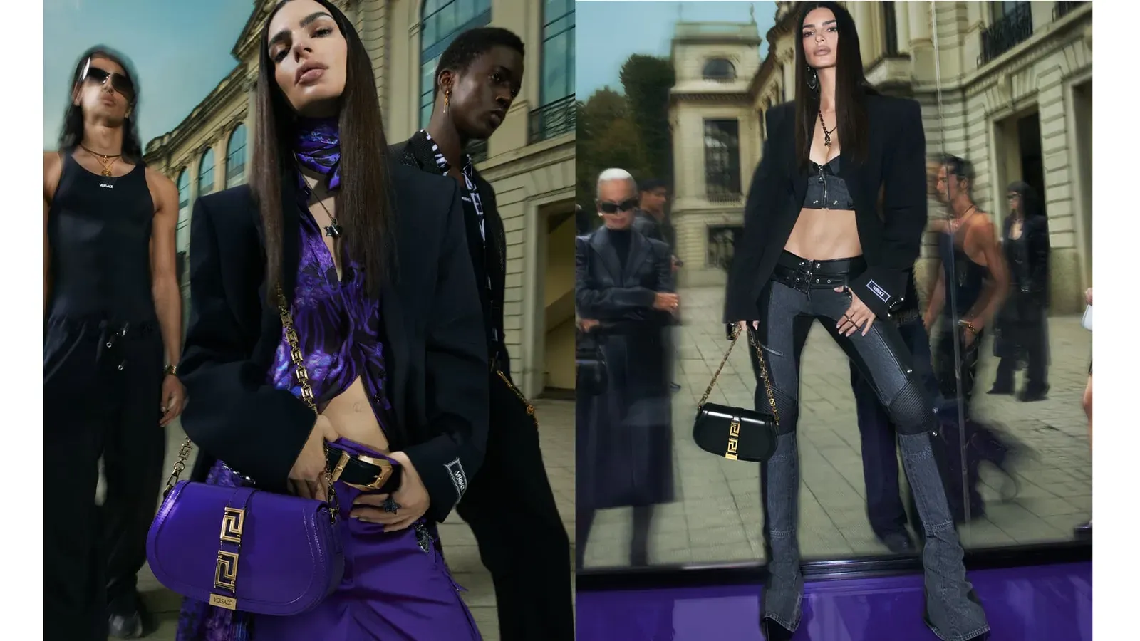 VERSACE SPRING/SUMMER 2023 WOMEN'S CAMPAIGN Emily Ratajkowski