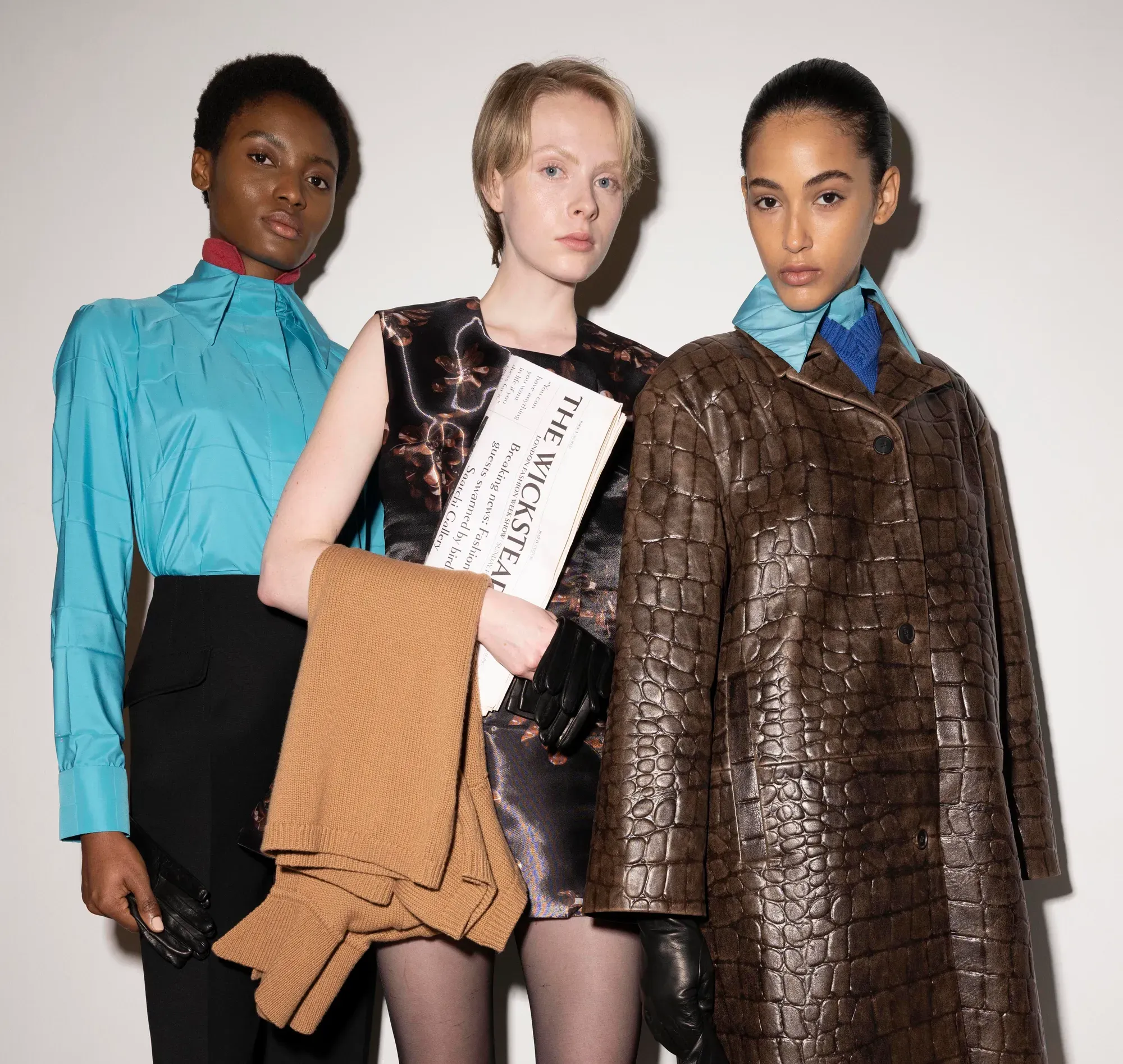 Emilia Wickstead FW25: Hitchcockian Influence