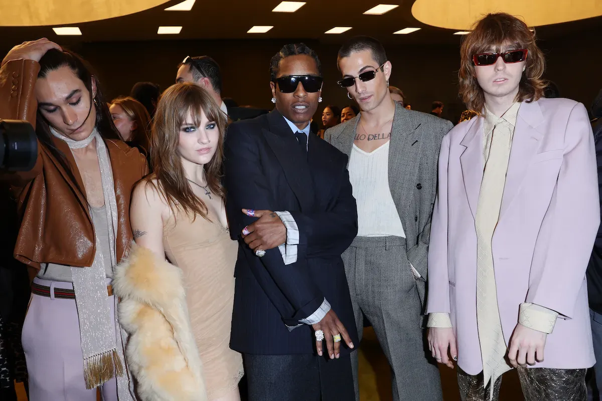 Ethan Torchio, Victoria De Angelis, A$AP Rocky, Damiano David and Thomas Raggi