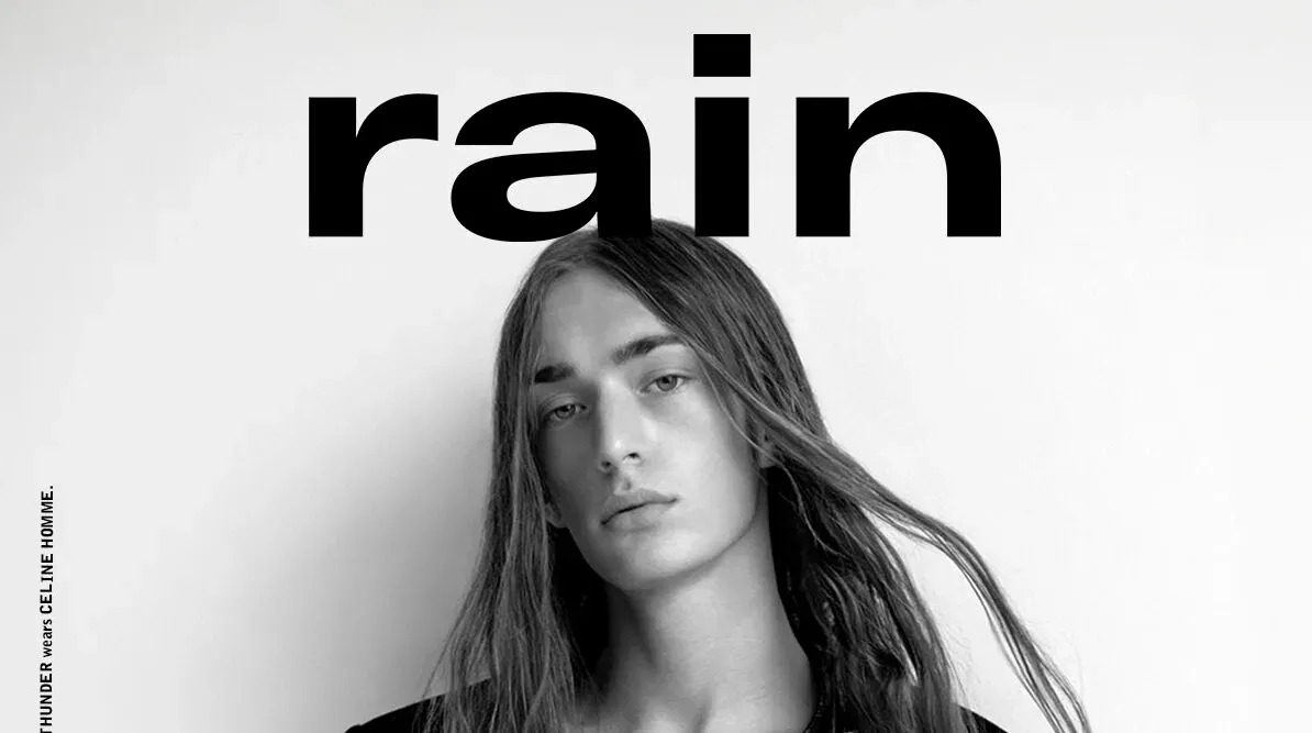 Thunder CELINE FW23 Rain magazine cover November