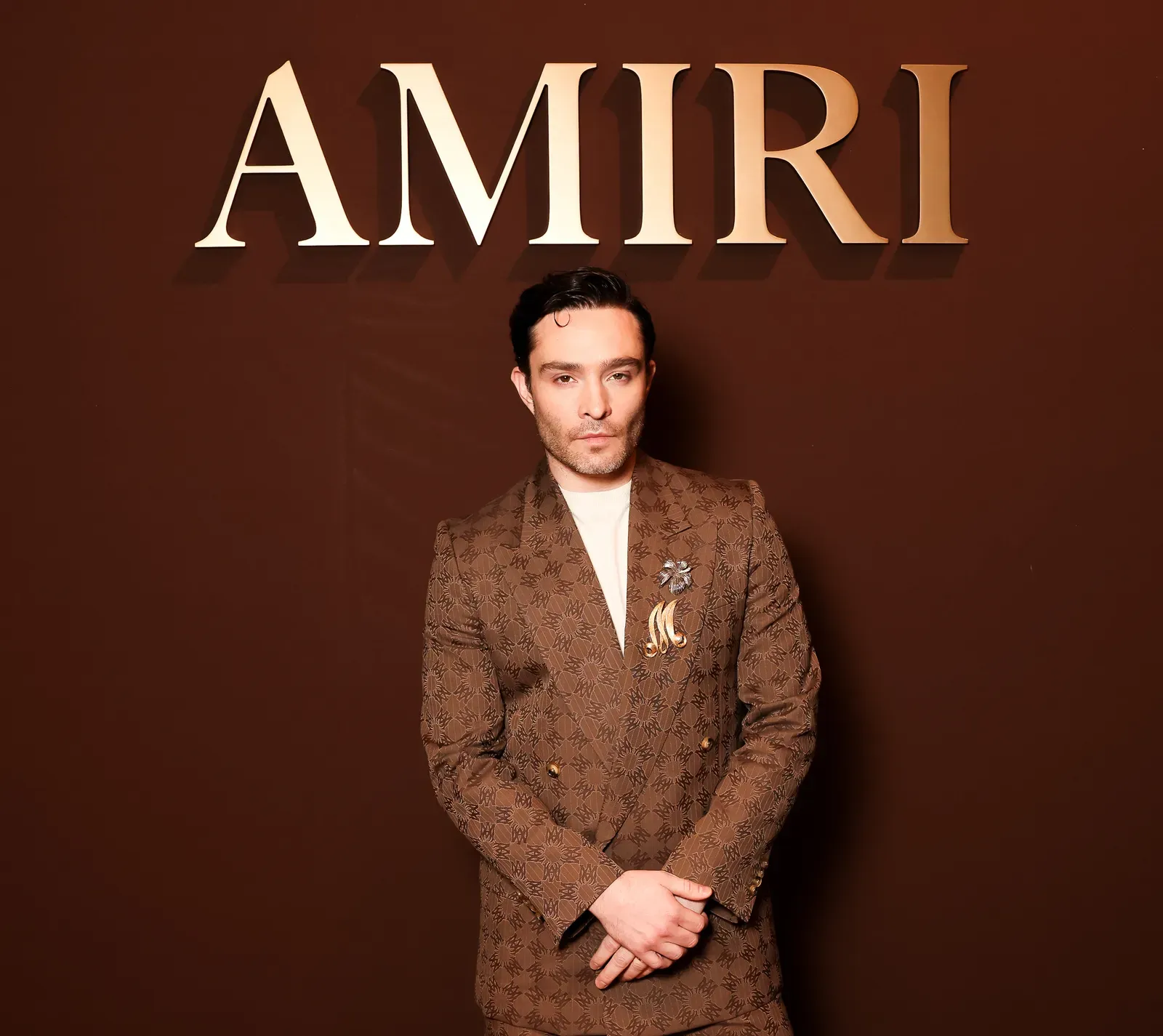 Ed Westwick AMIRI FW25 Paris Fashion Week