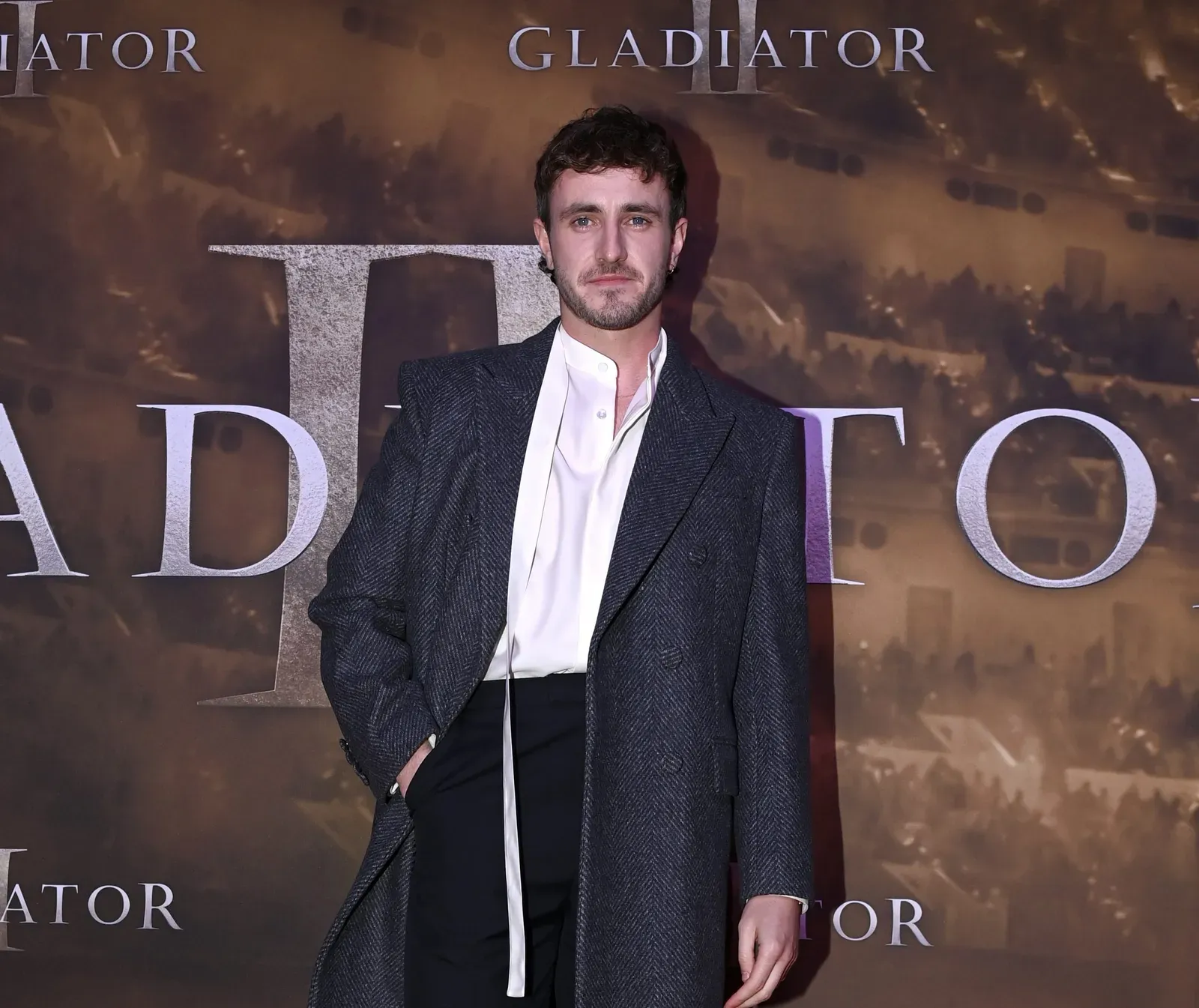 Paul Mescal Wears Custom Gucci to Dublin’s ‘Gladiator II’ Premiere