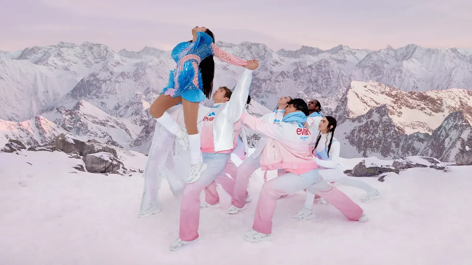 EVIAN x BALMAIN