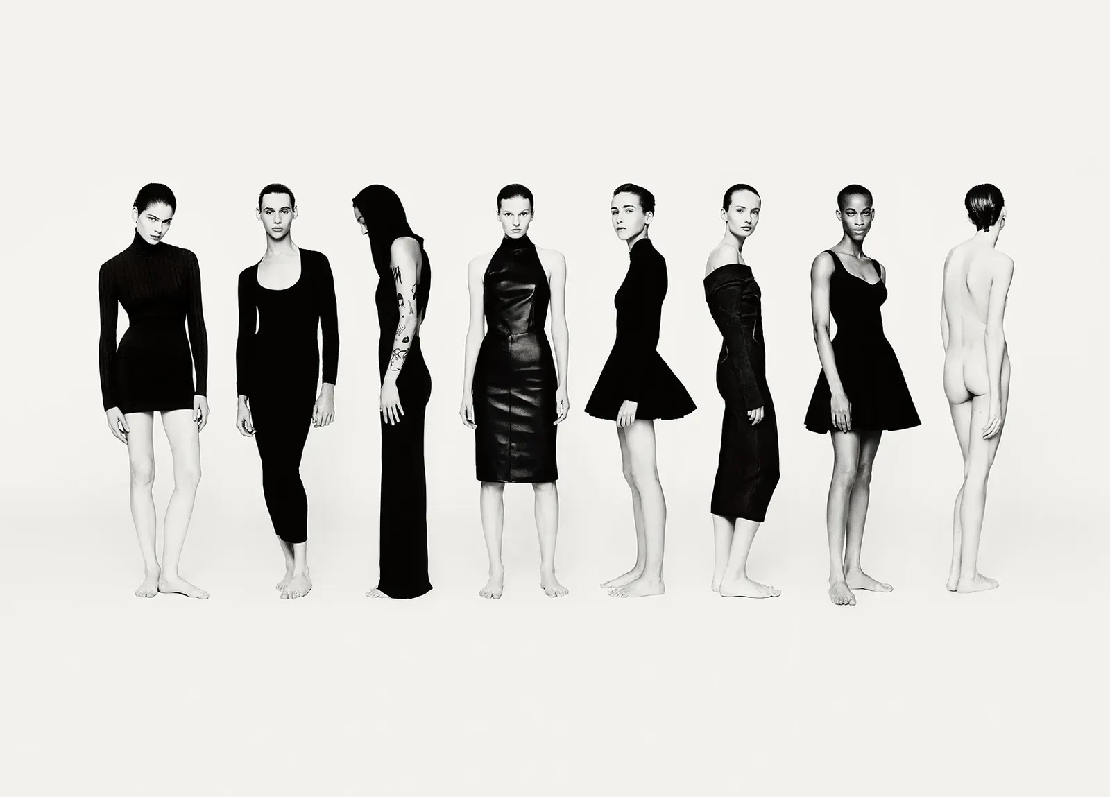 Alaïa reinterprets the black dress with elegance and ease