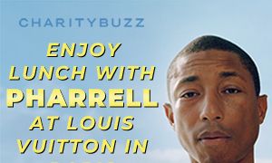 Grab Your Chance to Lunch with Pharrell in Paris: Bid Now in this Exclusive Charity Auction!