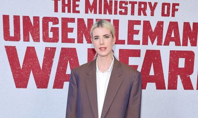 Agyness Dean Stuns in Tailored Ensemble at ‘The Ministry of Ungentlemanly Warfare’ New York Premiere