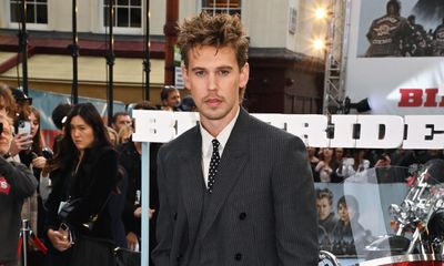 Austin Butler Revs Up Style at The Bikeriders Premiere in CELINE HOMME