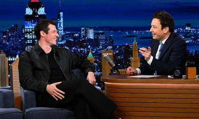 Callum Turner Embodies Quintessential British Luxury in Burberry on ‘The Tonight Show Starring Jimmy Fallon’