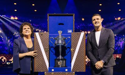 Dan Carter Presents Louis Vuitton 2025 Australian Open Women’s Trophy