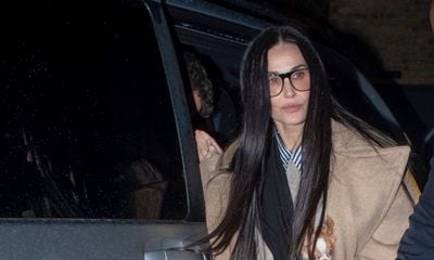Oscar Nominee Demi Moore Stuns in Bottega Veneta During London Outing