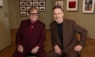 Elton John and David Furnish Shine in Gucci at Fragile Beauty Exhibition Opening in London