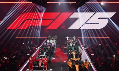 75th Anniversary of Formula 1 Makes History in London with MGK, Lewis Hamilton, and More