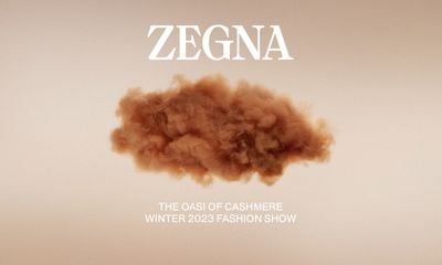 Livestream the Zegna winter fashion show, ‘The Oasi of Cashmere’