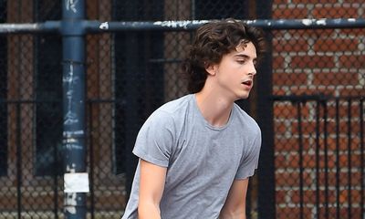 Timothée Chalamet Hits the Court in Adidas Basketball Trae 2