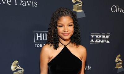 Halle Bailey and Grace Gummer Shine in Gucci at the 2024 Pre-Grammy Gala Honoring Jon Platt