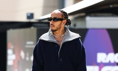 Lewis Hamilton Stuns in Gucci at Bahrain Grand Prix