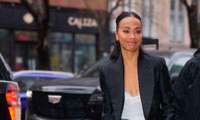Zoe Saldaña Takes New York in Gucci and Announces Upcoming New Role