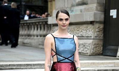 Cara Delevingne Stuns in Custom Gucci Gown at Olivier Awards 2024
