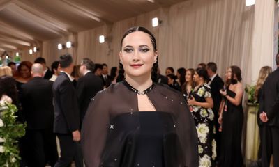 Lily Gladstone Illuminates the Met Gala 2024 in a Celestial Custom Gabriela Hearst Ensemble