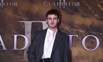 Paul Mescal Wears Custom Gucci to Dublin’s ‘Gladiator II’ Premiere