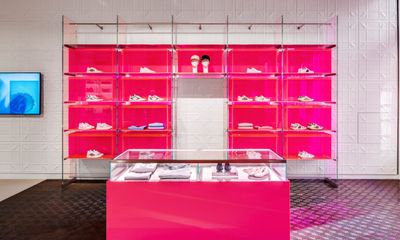 Gucci Wooster Boutique Transforms Space into Futuristic Sneaker Lab Featuring Cub3d and Re-Web