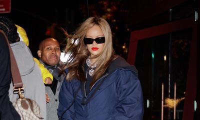 Rihanna Elevates Winter Glam in NYC with Festive Gucci Flair