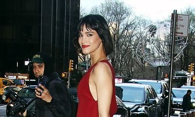 Sofia Boutella Stuns in Gucci Ensemble on New York City Streets