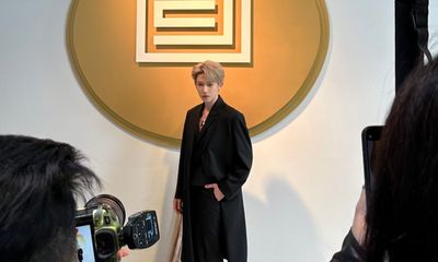 Liu Yu of INTO1 attended the Shiatzychen show in Paris