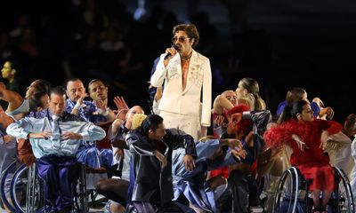 Lucky Love Dazzles in Louis Vuitton at Historic Paris 2024 Paralympic Games Opening Ceremony