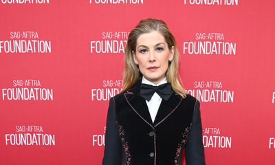 Rosamund Pike Shines in Dior at SAG-AFTRA Foundation Event Amidst Award Season Buzz
