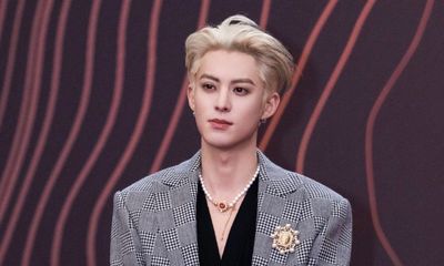 Red Carpet Rendezvous: Dylan Wang Radiates in Pharrell’s Louis Vuitton Ensemble at Tencent Video All Star Night 2023.