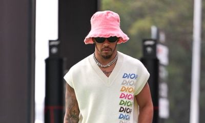 DIOR Shines on the F1 Track: Lewis Hamilton in Dior by Kim Jones