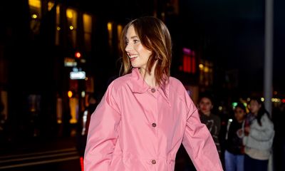 Maya Hawke Goes Pink With Prada In New York