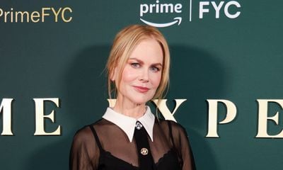 Nicole Kidman’s Classically Chic Versace Look Steals the Show at ‘Expats’ FYC Panel