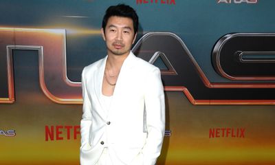Simu Liu Stuns in Versace at “Atlas” Premiere