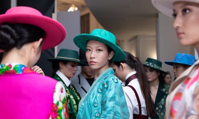 Umed Kuchkaliev Couture Brings Bright Color, Bold Patterns to Kazakhstan Fashion Week