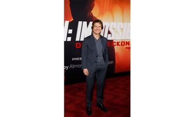 Tom Cruise Stuns in Celine Homme by Hedi Slimane at “Mission: Impossible – Dead Reckoning Part One” Premiere