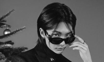 Versace and Hyunjin Sparkle Together in the Exuberant Holiday 2023 Campaign