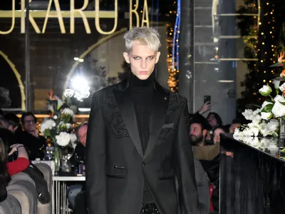 Philipp Plein FW25 Makes Dramatic Milan Men’s Fashion Week Reveal with French Montana
