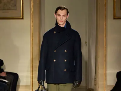 dunhill AW25 Brings Eccentric English Tailoring to Milan’s Historic Halls