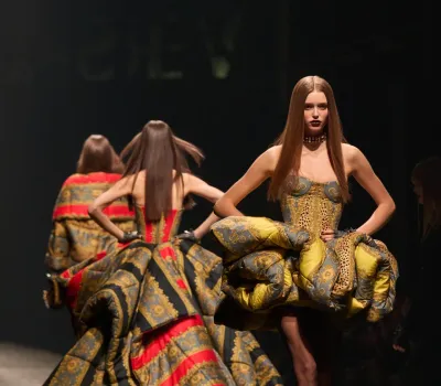 Versace FW25: Romeo Beckham, Cillian Murphy Attend Historic Show, Superhero Glamour Captivates Milan