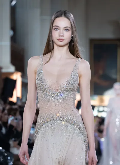 Georges Hobeika SS25 Couture: A Son’s Celestial Tribute to His Late Mother