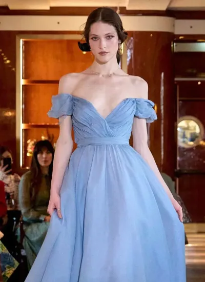 Luisa Beccaria Leads Guests Into The Light For FW25