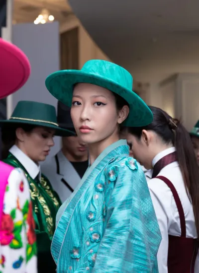 Umed Kuchkaliev Couture Brings Bright Color, Bold Patterns to Kazakhstan Fashion Week