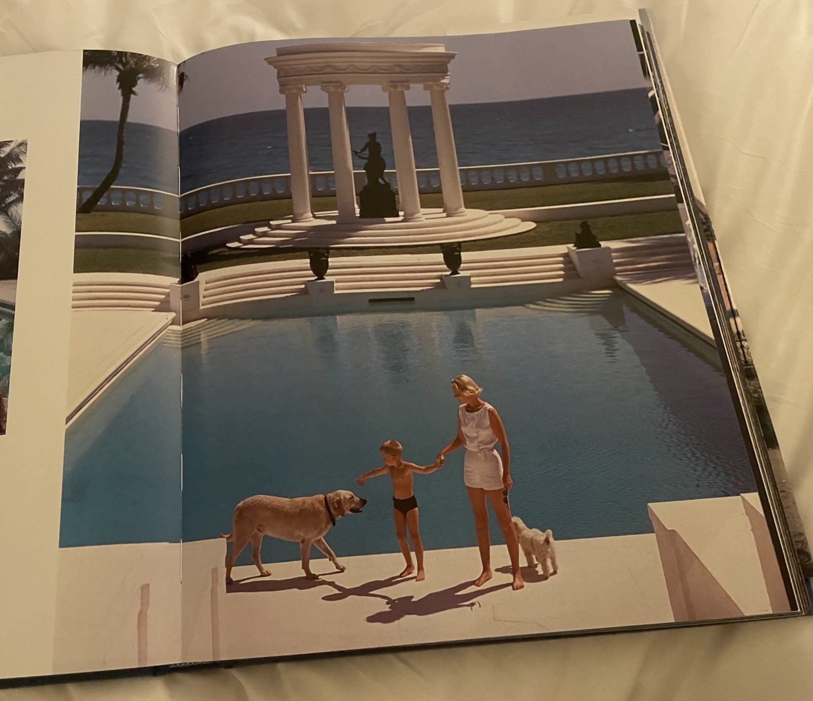 Photo of C.Z. Guest and son in Palm Beach by Slim Aarons, from my copy of Slim Aarons: The Essential Collection