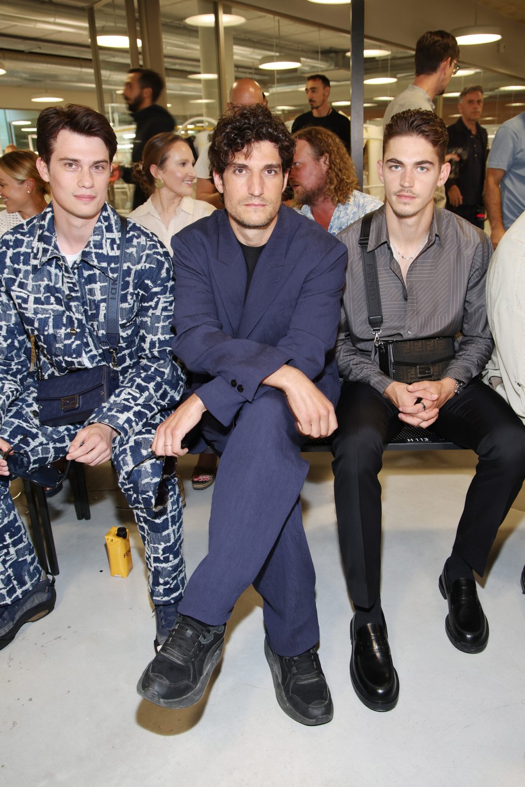 Nicholas Galitzine, Louis Garrel and Hero Fiennes Tiffin
