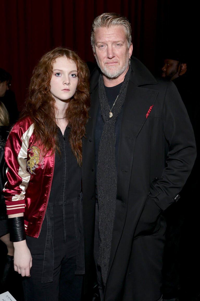 LOS ANGELES, CALIFORNIA - DECEMBER 08: (L-R) Camille Harley Joan Homme and Josh Homme attend Celine at The Wiltern on December 08, 2022 in Los Angeles, California. (Photo by Matt Winkelmeyer/Getty Images for CELINE)