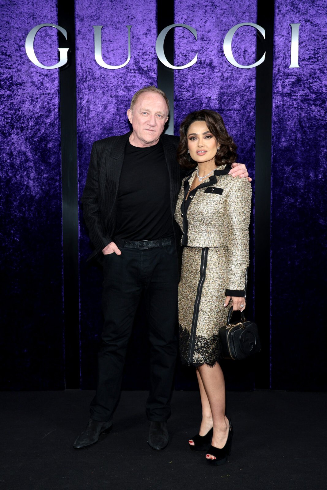 (L-R) François-Henri Pinault and Salma Hayek-Pinault